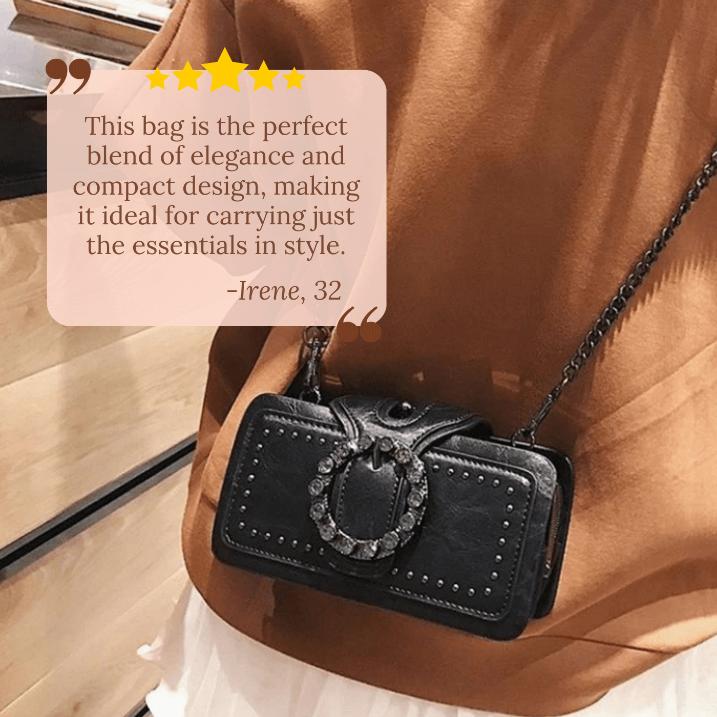 Fibbia con borchie di Margherita | Pochette