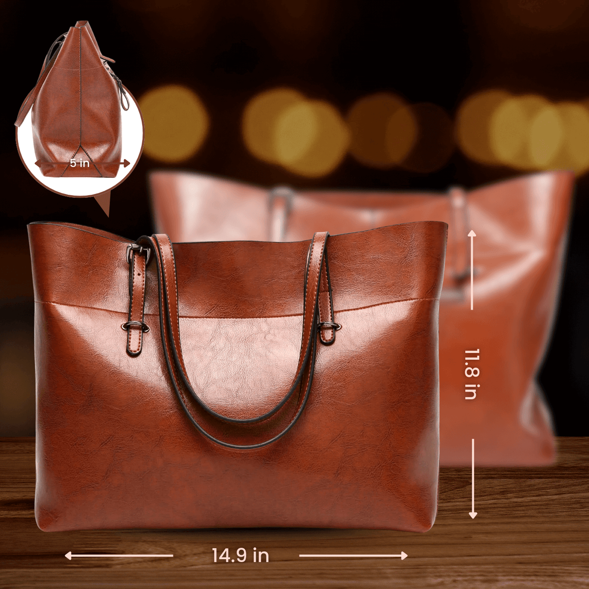 Borsa tote classica di Ginevra | Borsa a tracolla