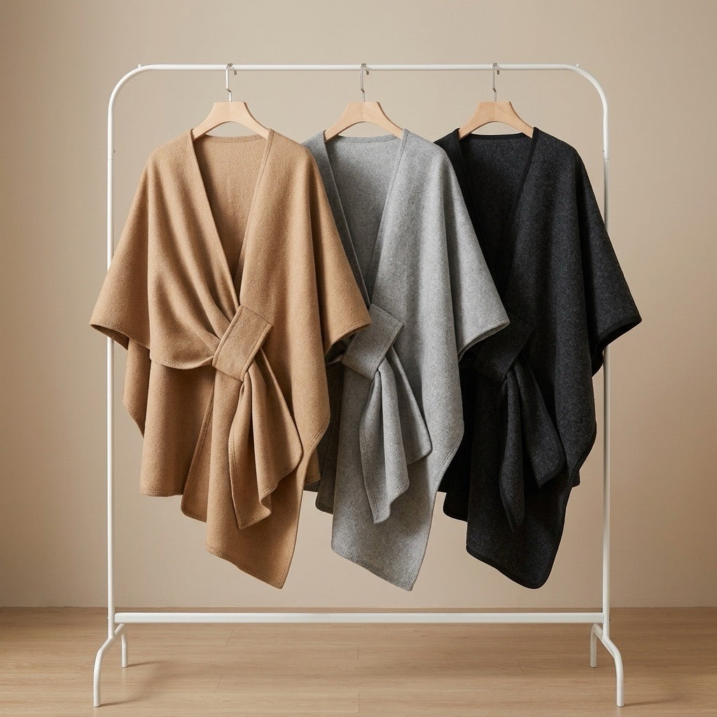 Poncho-sciarpa Langer