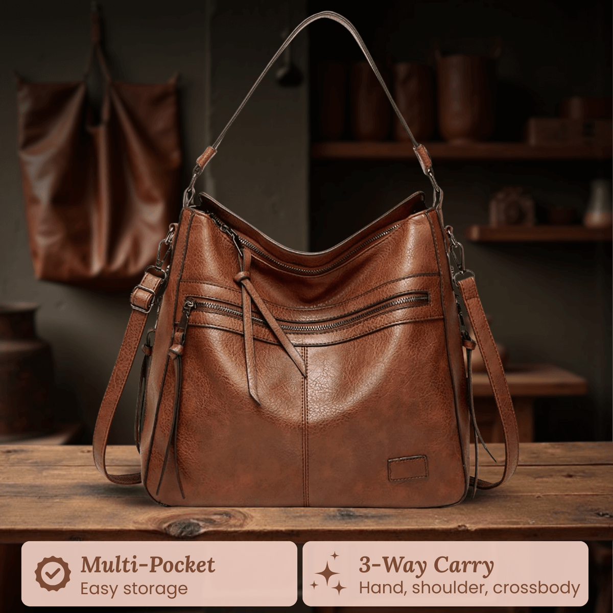 Zip Carry di Serena | Borsa a tracolla