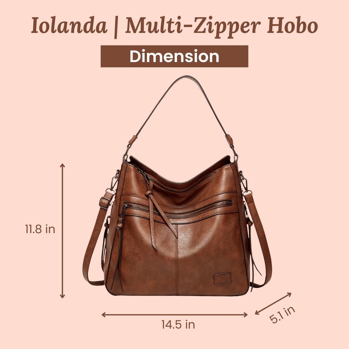 Zip Carry di Serena | Borsa a tracolla