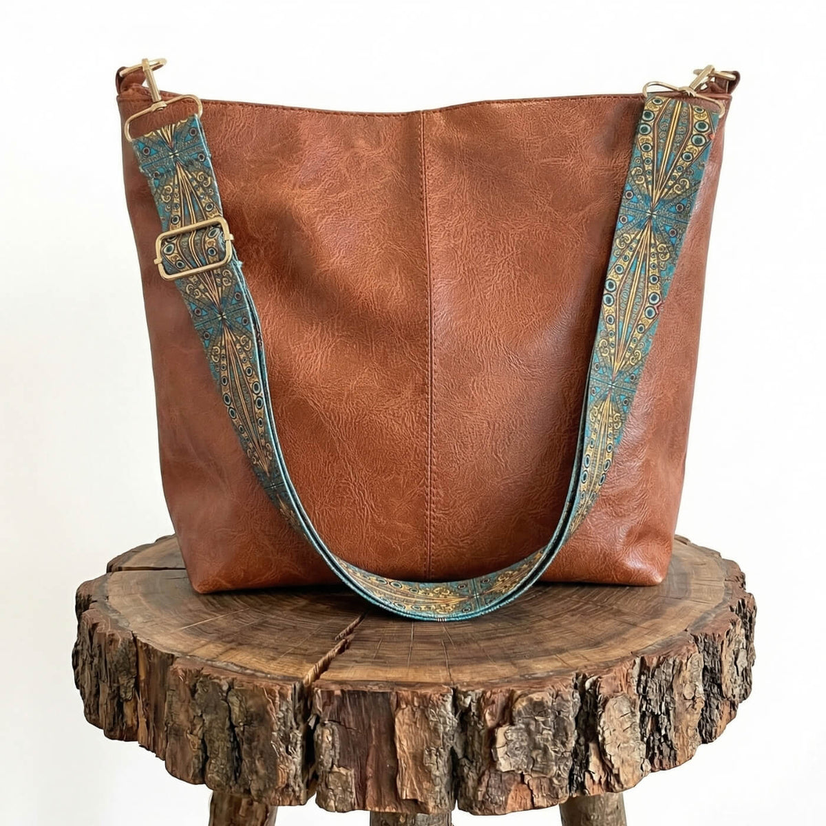 Borsa a tracolla con texture di Alba