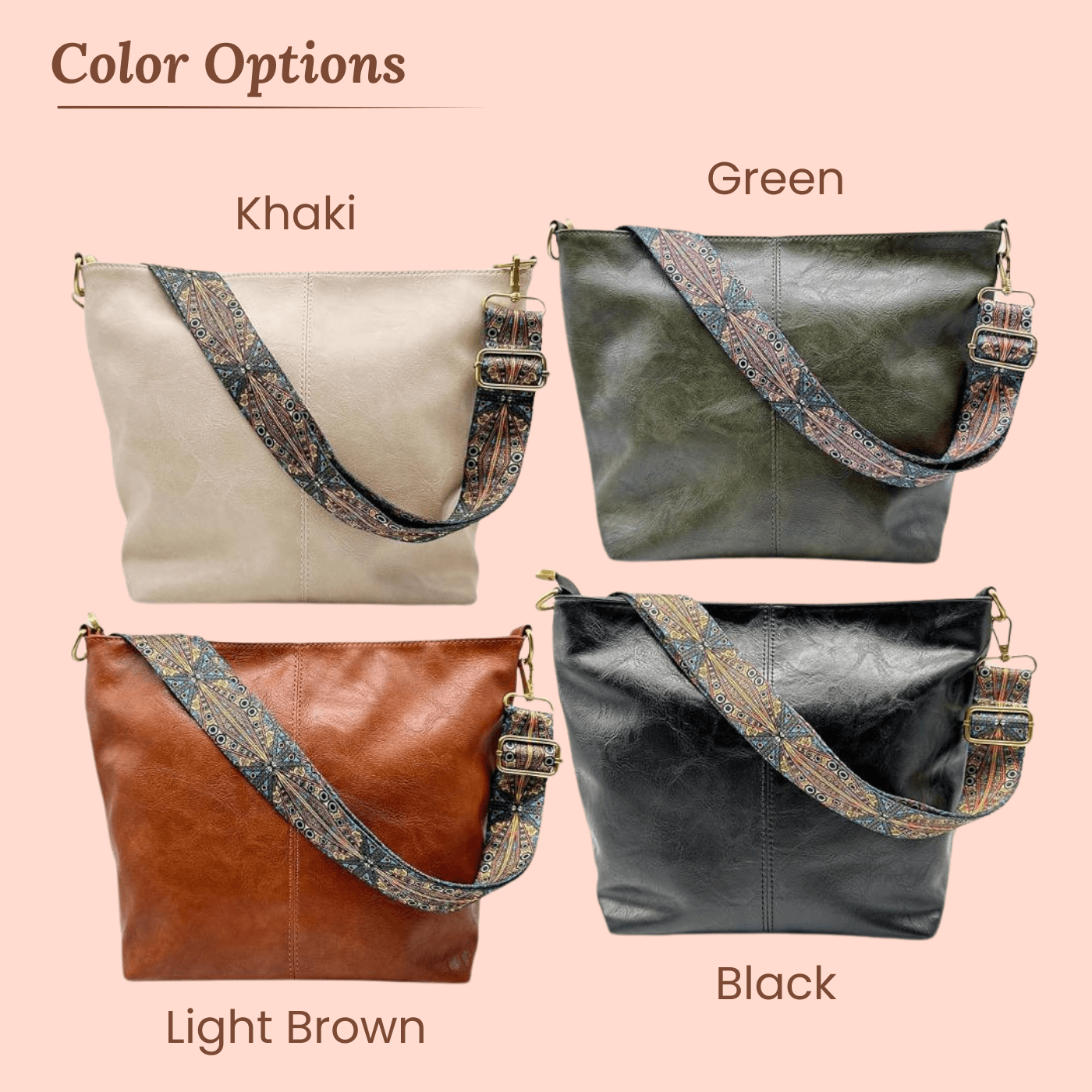 Borsa a tracolla con texture di Alba