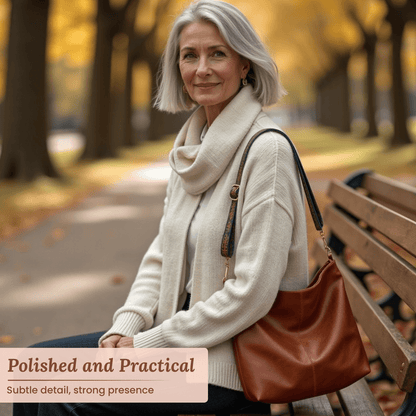 Borsa a tracolla con texture di Alba