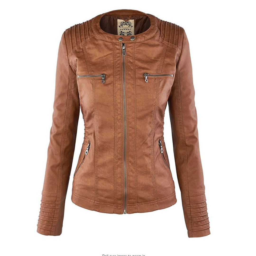 Flavia | Giacca in pelle resistente ed elegante