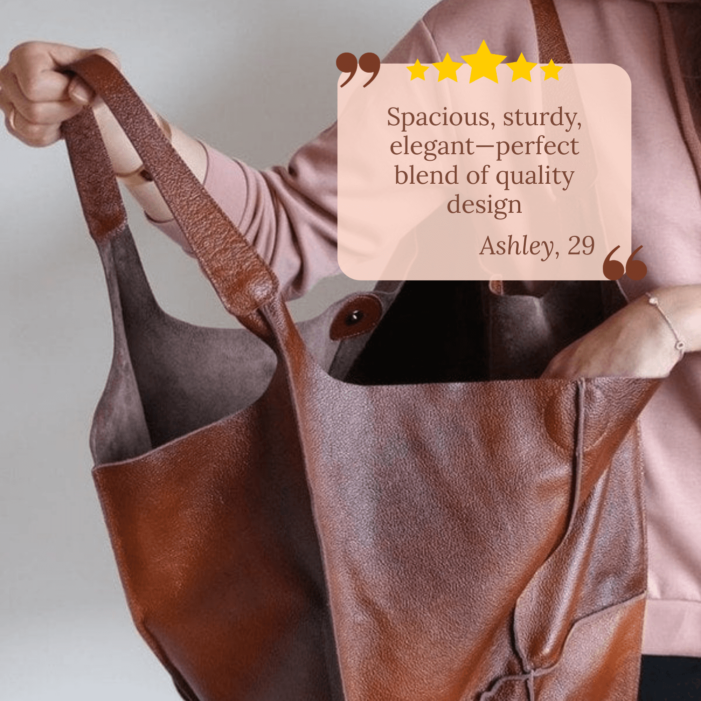 Il look minimal di Rosaria | Borsa tote
