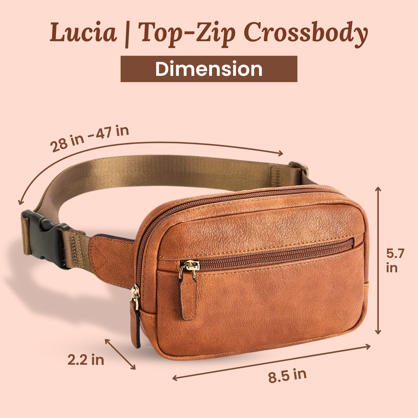 Zip Carry di Valentina | Marsupio