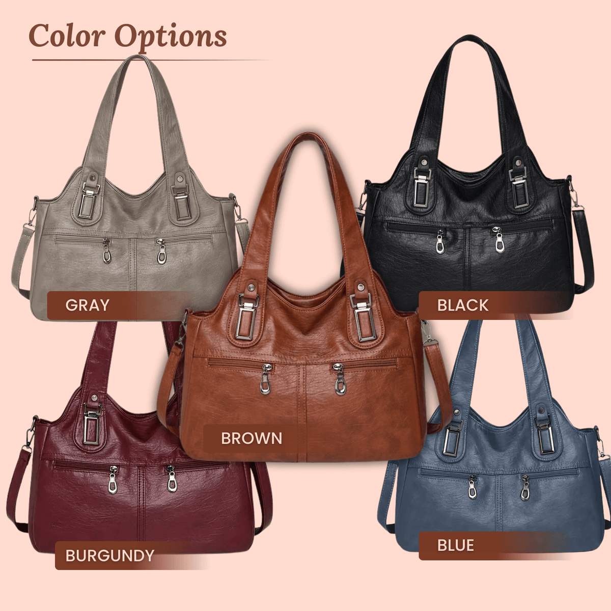 Flavia’s Dual-Zip | Borsa a tracolla