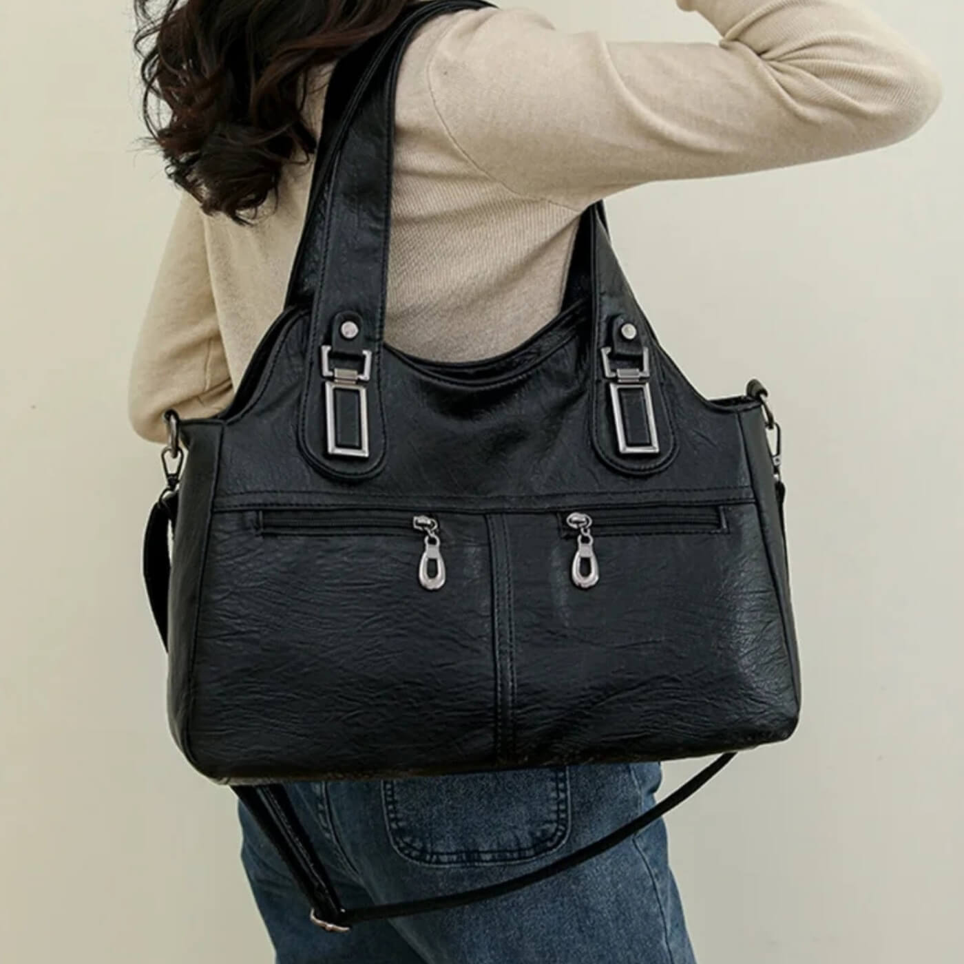 Flavia’s Dual-Zip | Borsa a tracolla