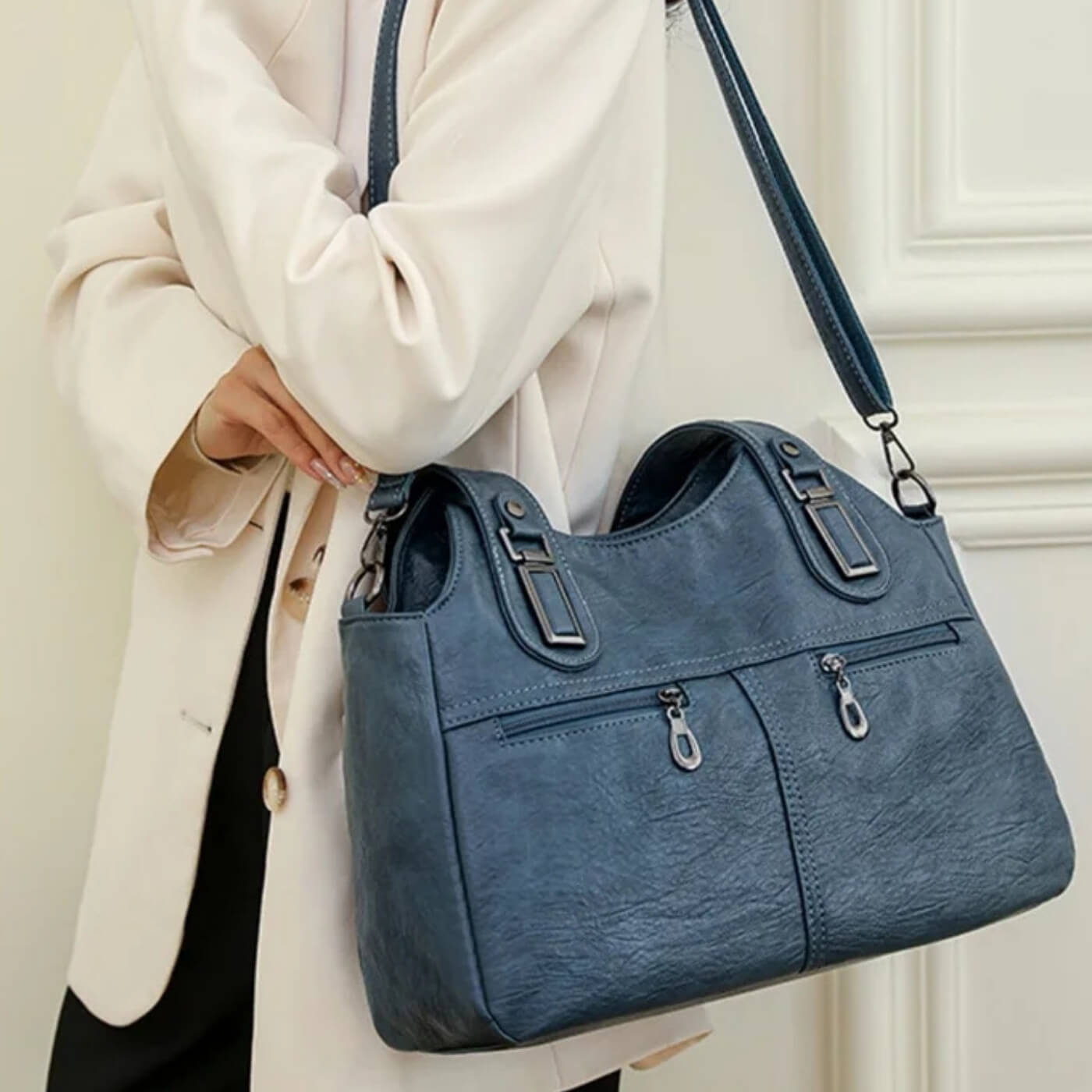 Flavia’s Dual-Zip | Borsa a tracolla