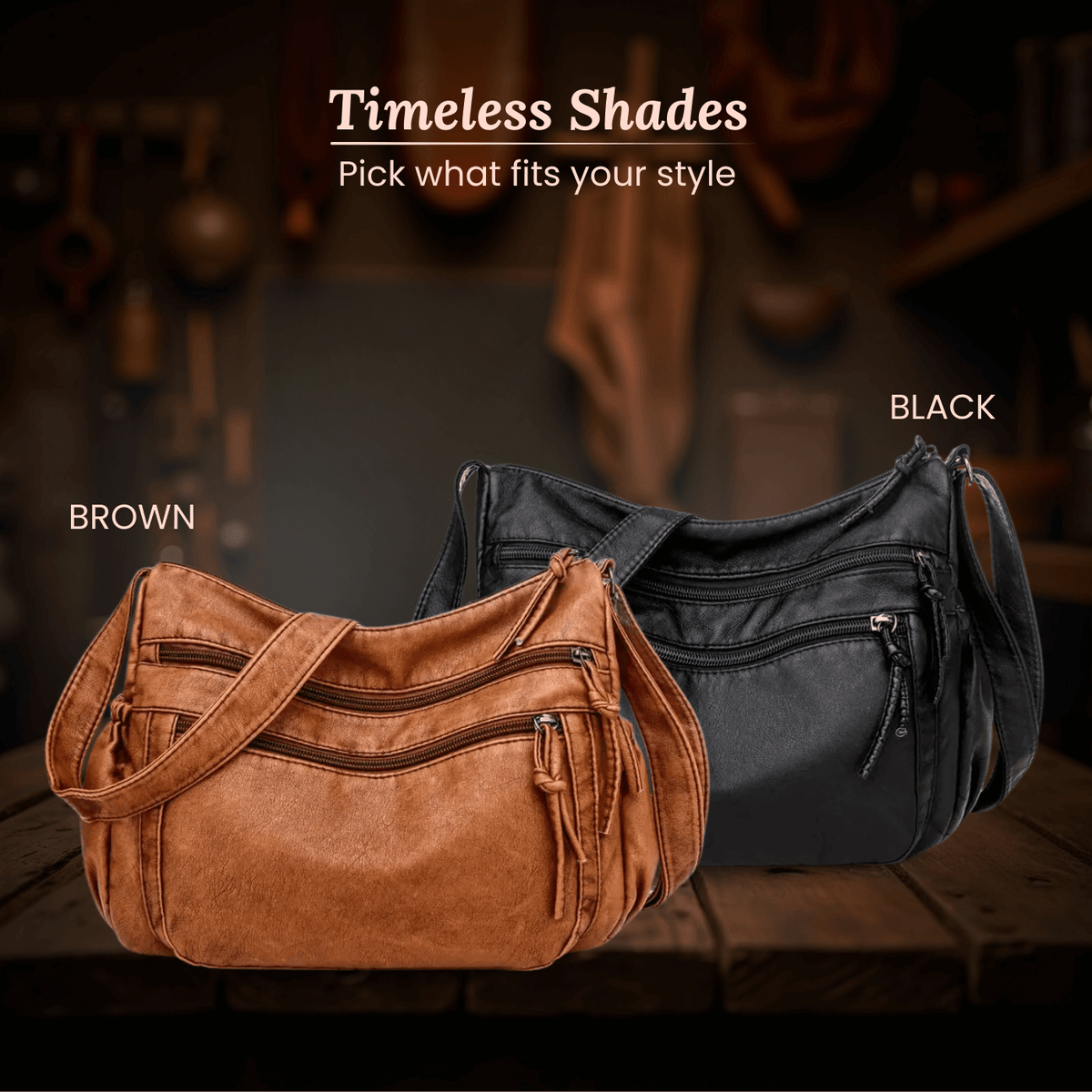 Borsa a tracolla Multi Pocket di Federica