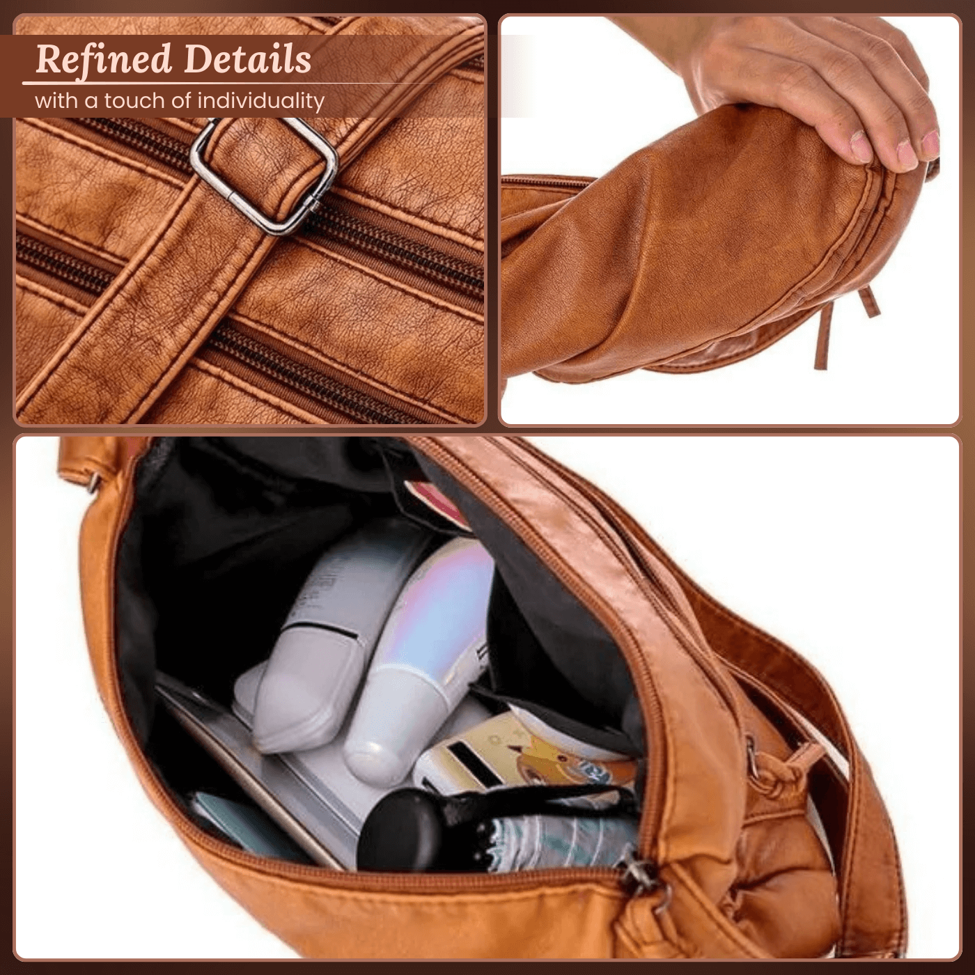 Borsa a tracolla Multi Pocket di Federica
