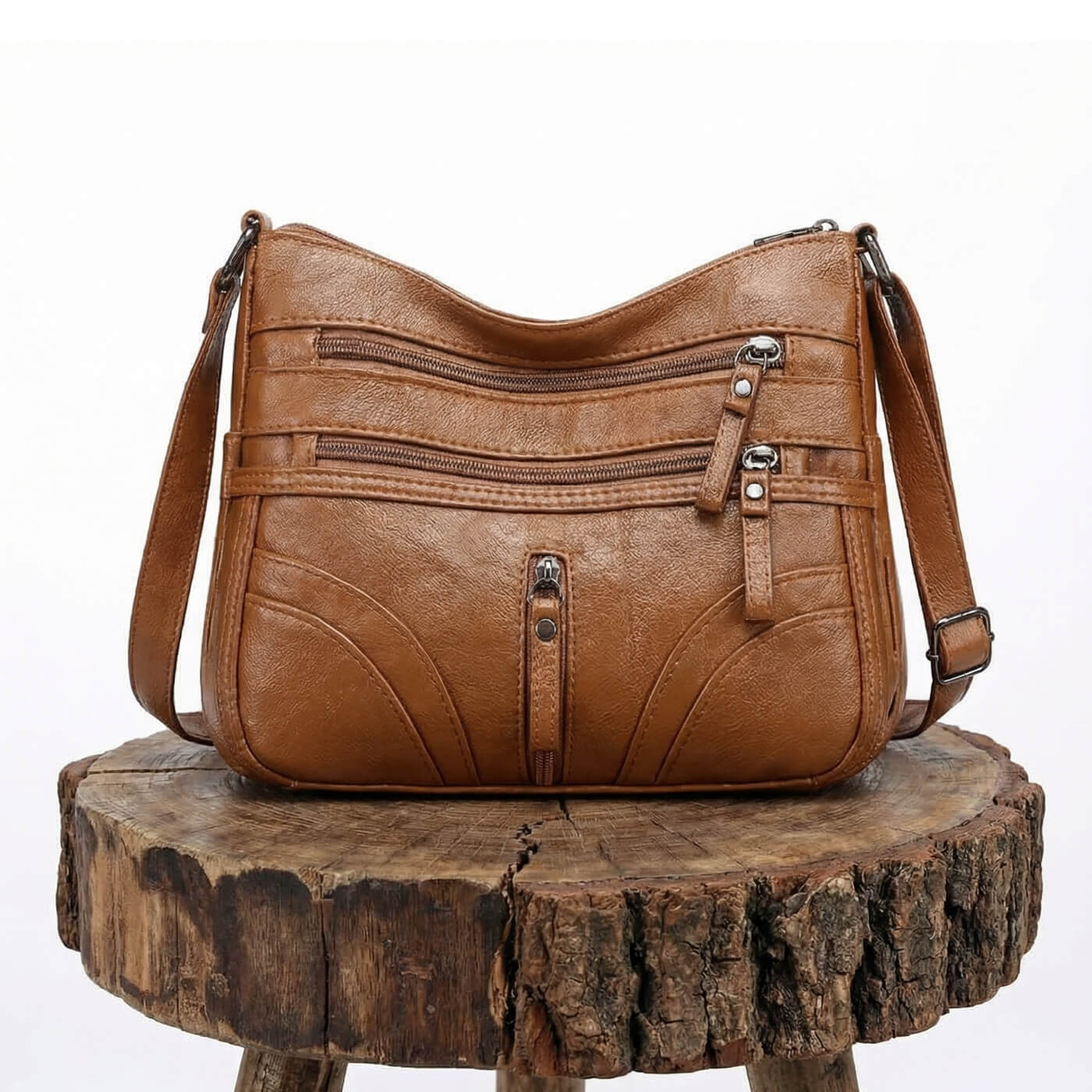 Borsa a tracolla con tasche multiple di Emanuela