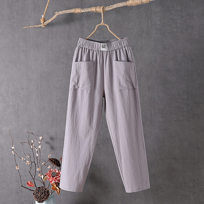 Alyra - Pantaloni Relaxed con Tasche