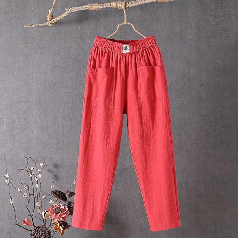 Alyra - Pantaloni Relaxed con Tasche