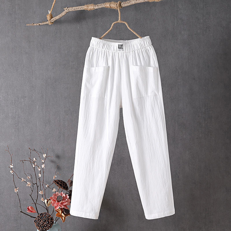 Alyra - Pantaloni Relaxed con Tasche