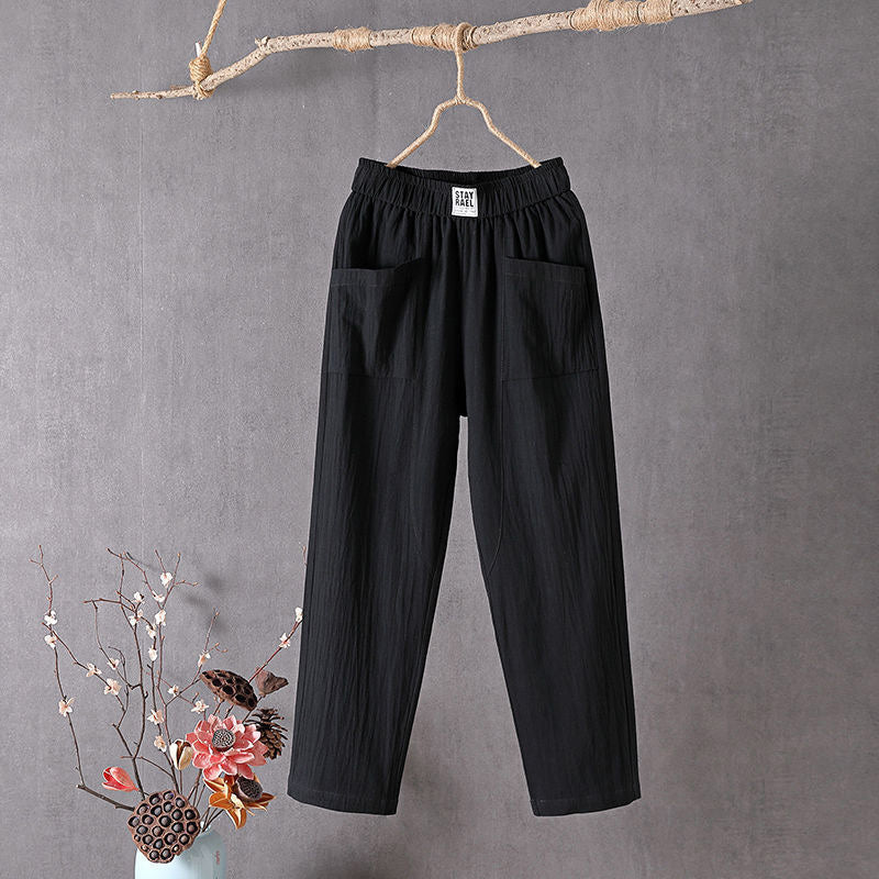 Alyra - Pantaloni Relaxed con Tasche