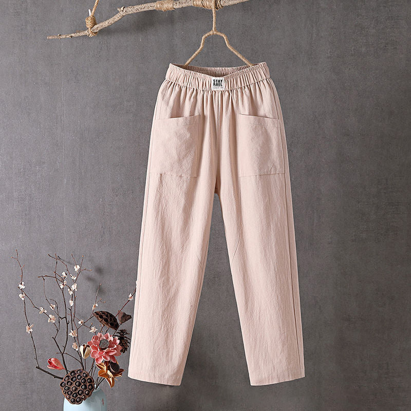 Alyra - Pantaloni Relaxed con Tasche