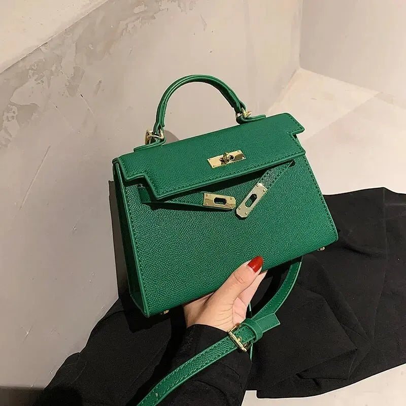 Janna | Elegante borsa a tracolla in stile Kelly