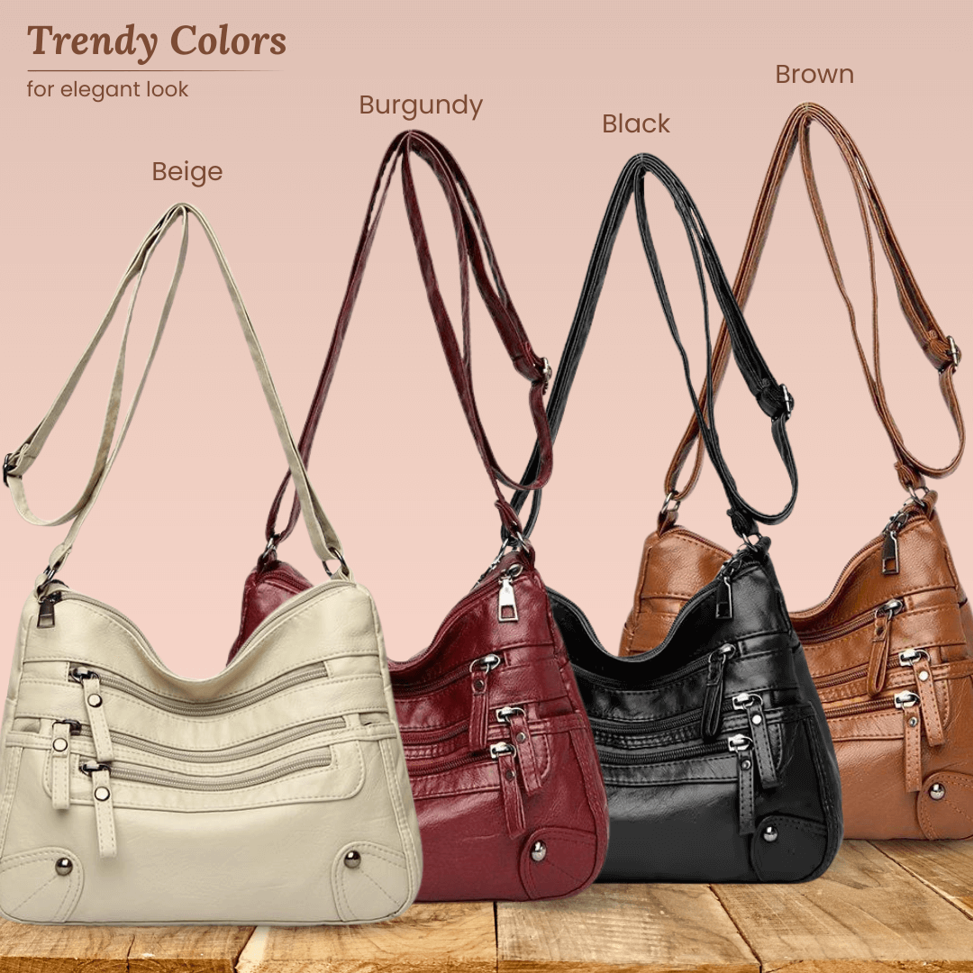 Borsa a tracolla Multi-Zip di Rosalia