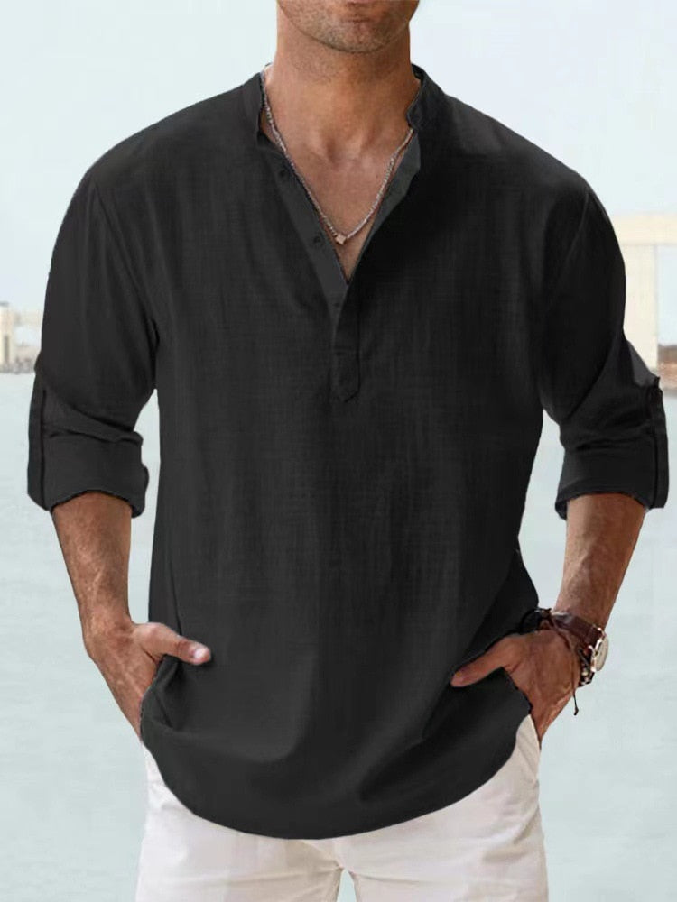 Lorenzo™ | Camicia in Lino Leggera ed Elegante