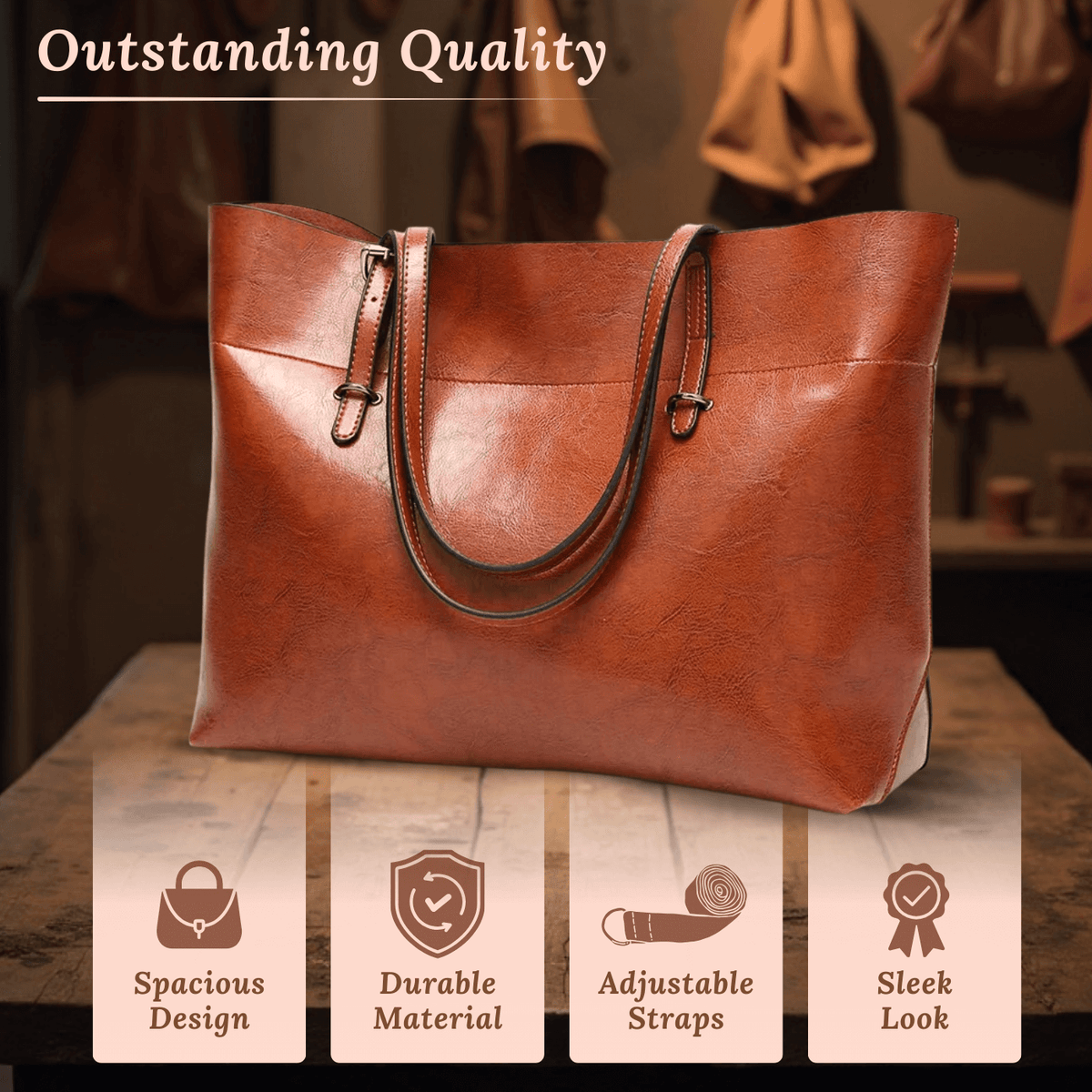 Francesca’s Sleek Essential | Borsa tote