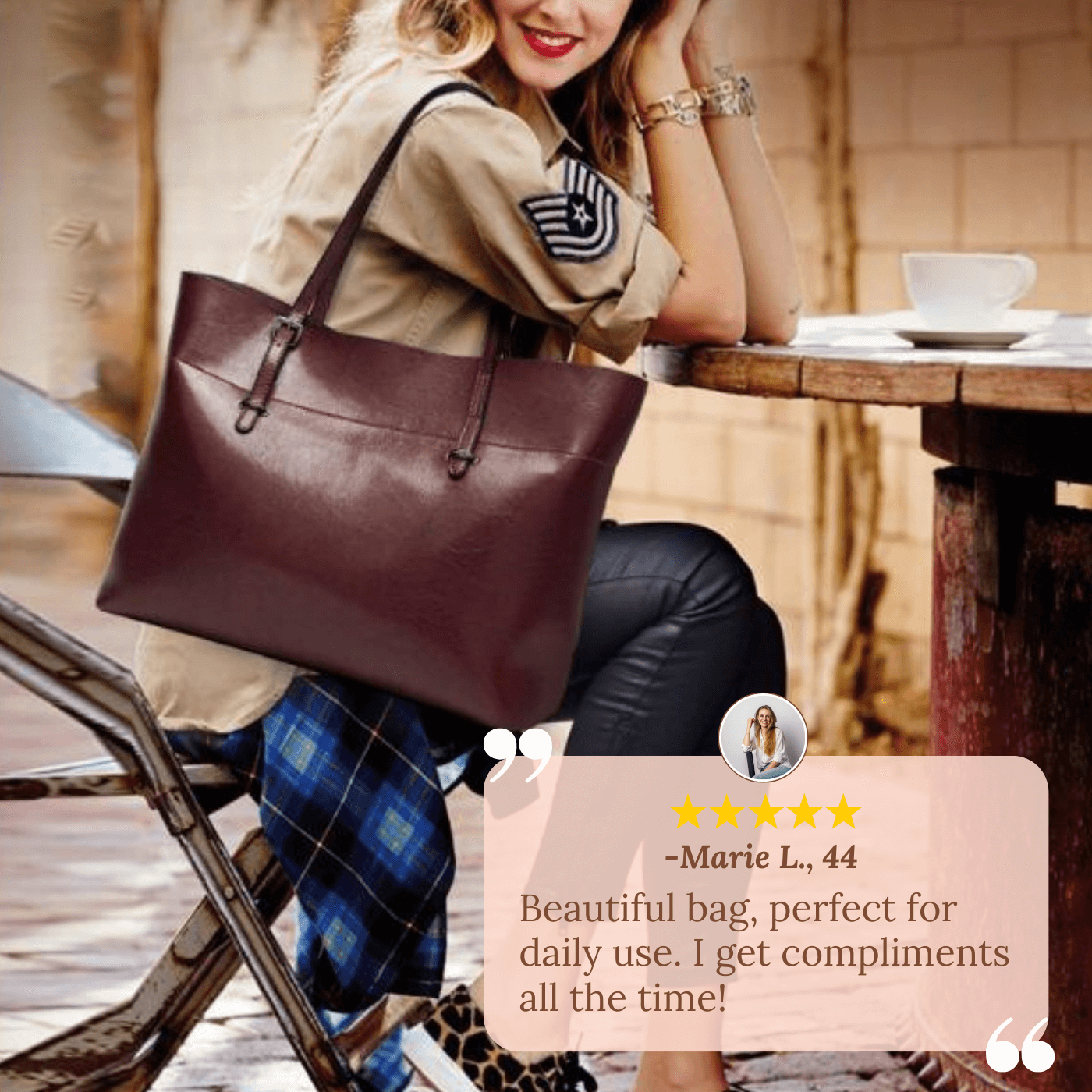 Francesca’s Sleek Essential | Borsa tote
