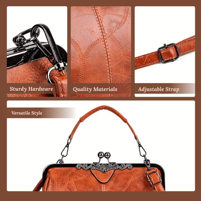 L'eleganza con telaio di Carlotta | Borsa a mano