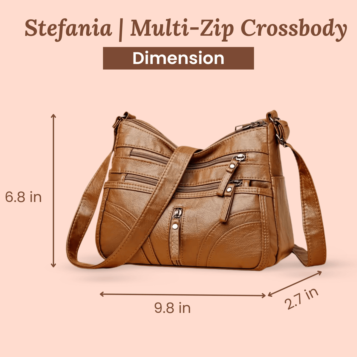 Multi-Zip di Giulia | Borsa a tracolla