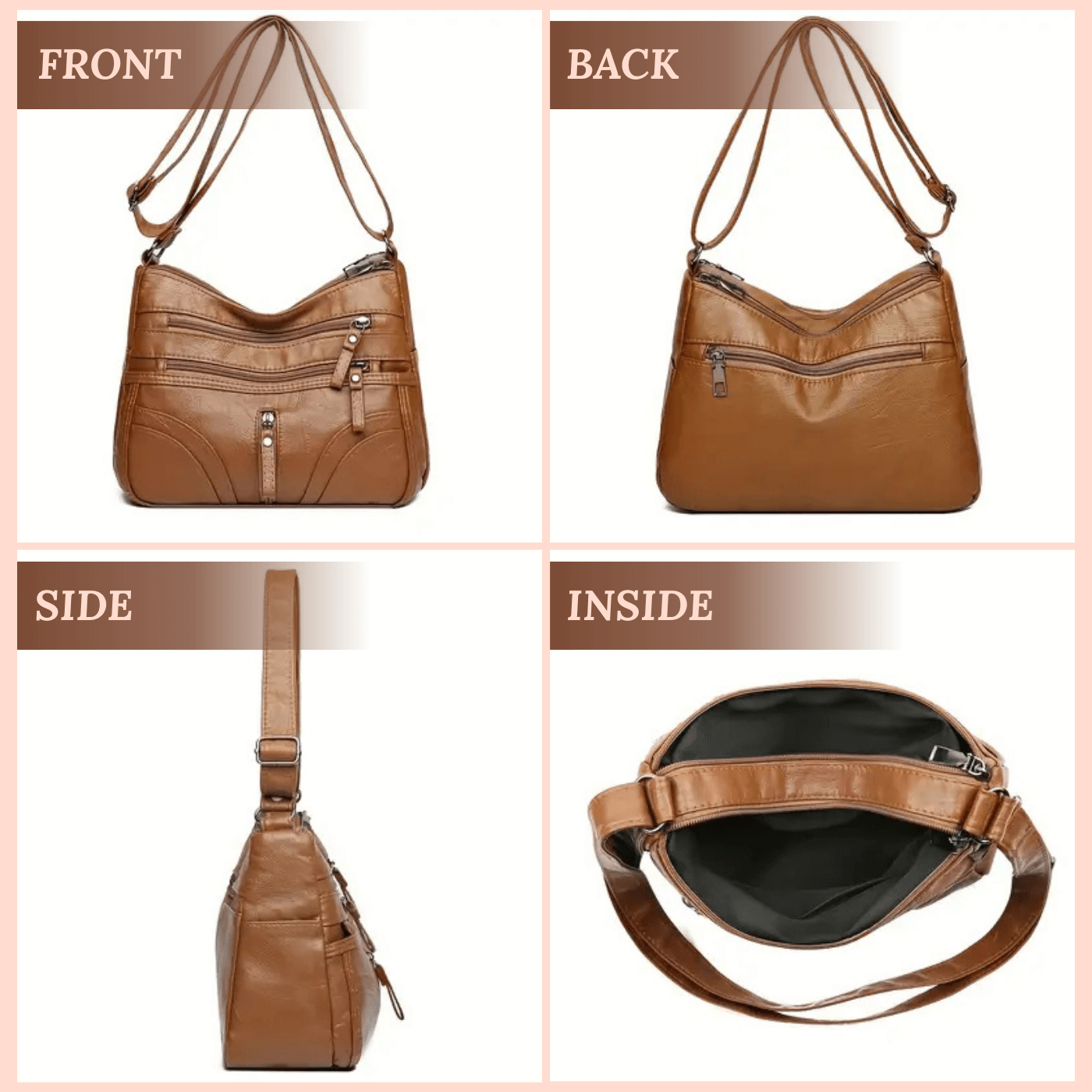 Multi-Zip di Giulia | Borsa a tracolla