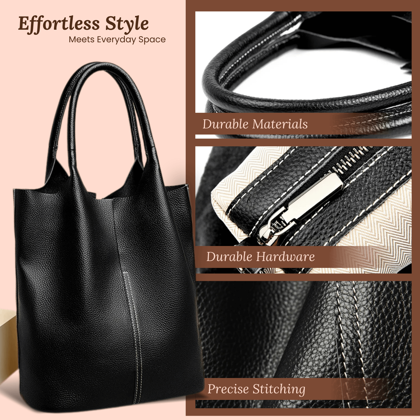Borsa tote strutturata di Stella | Borsa a tracolla