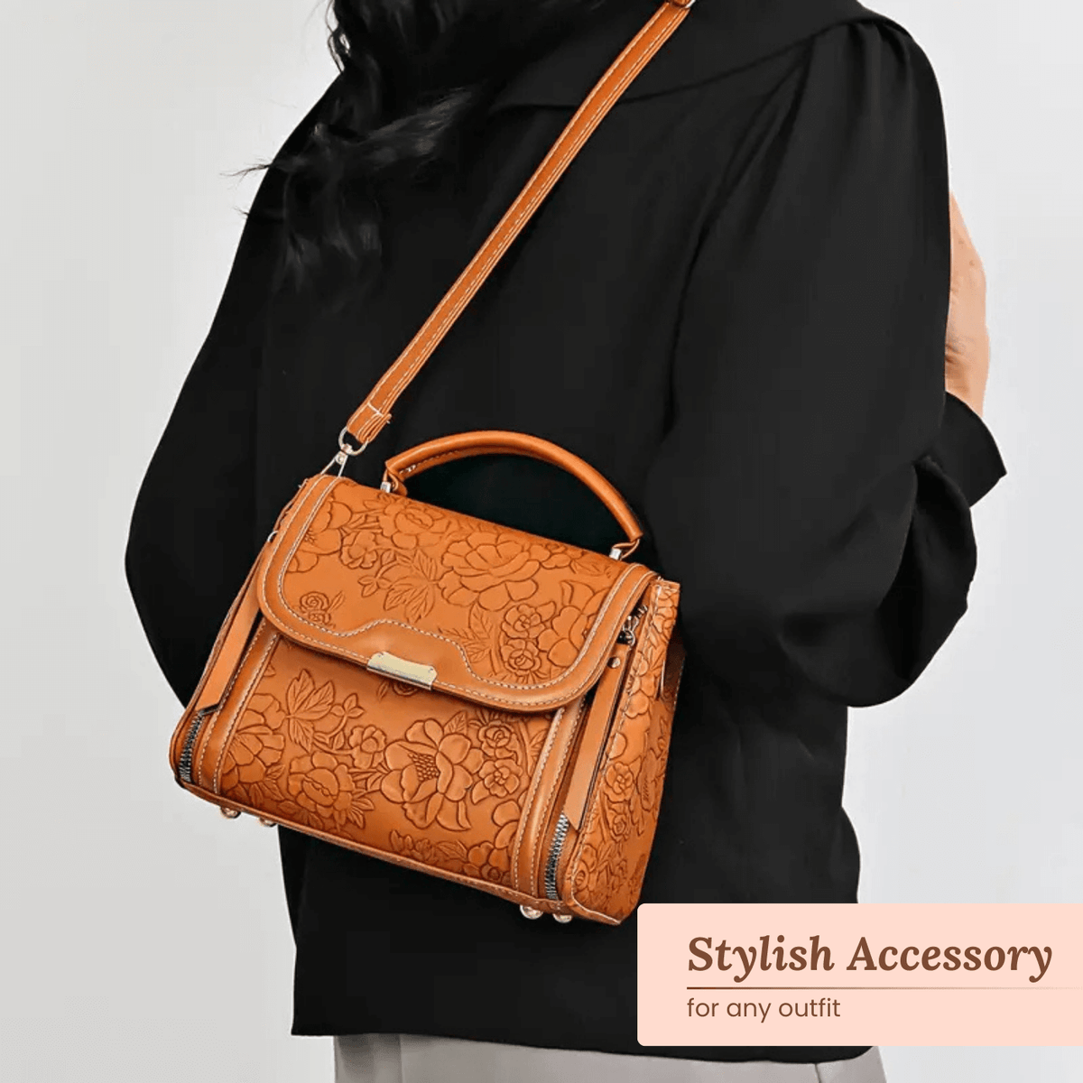 L'eleganza floreale di Michela | Borsa