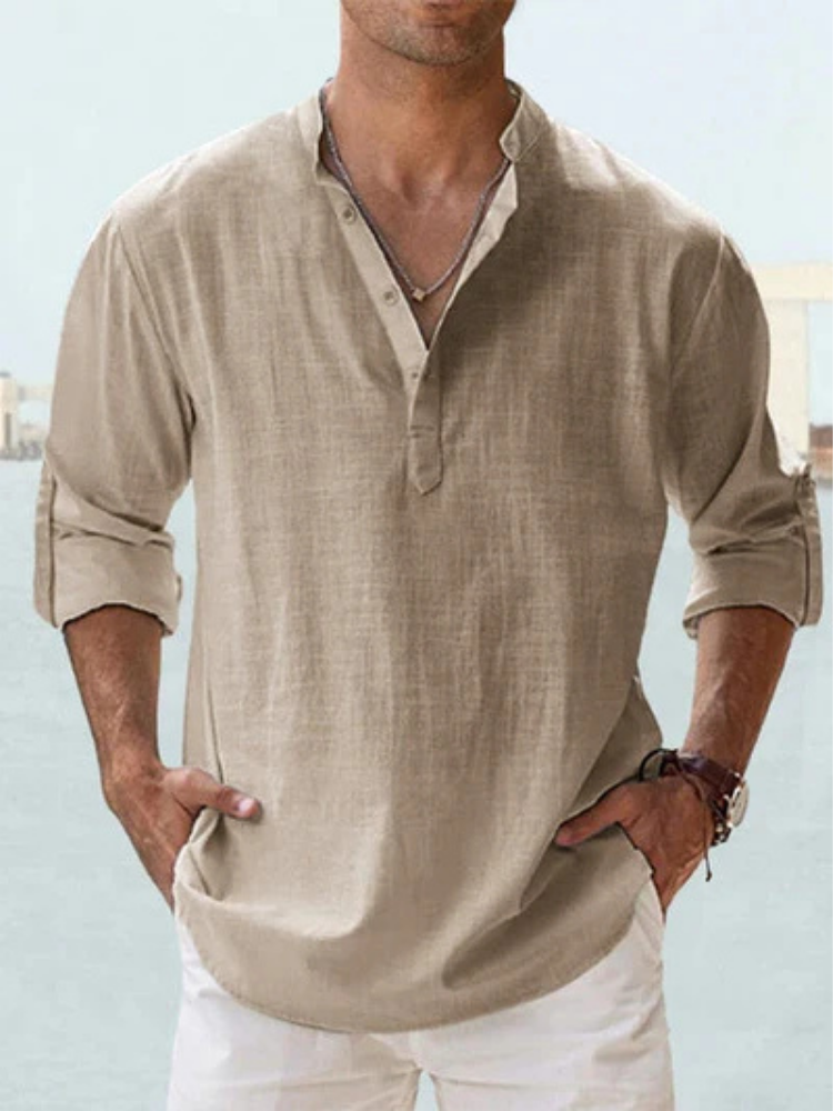 Lorenzo™ | Camicia in Lino Leggera ed Elegante