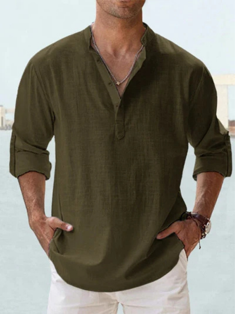 Lorenzo™ | Camicia in Lino Leggera ed Elegante