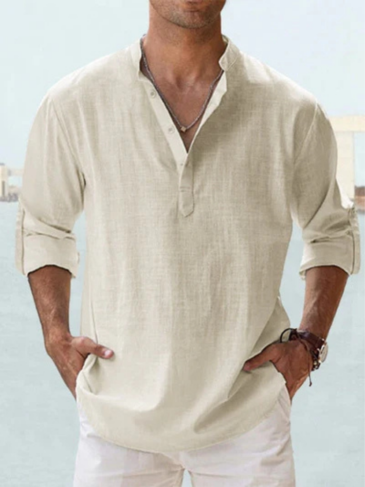 Lorenzo™ | Camicia in Lino Leggera ed Elegante