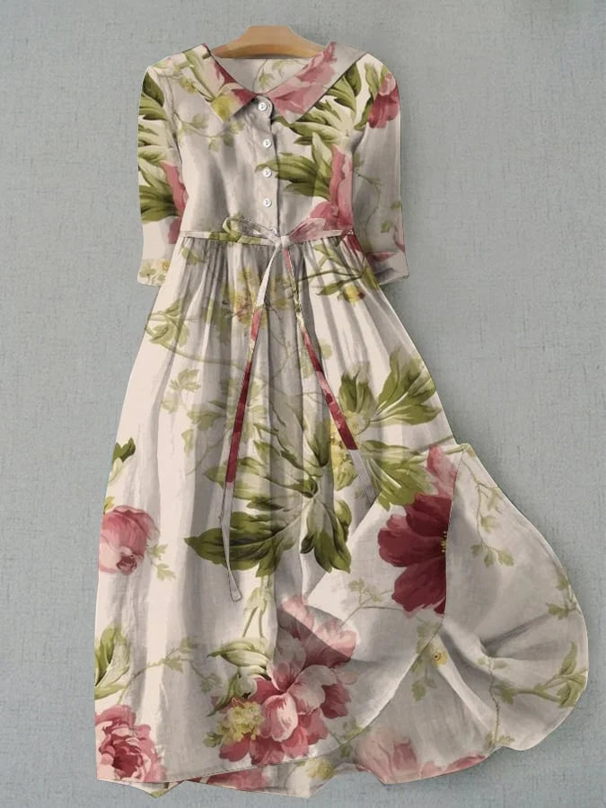 Vivienne | Abito floreale elegante classico