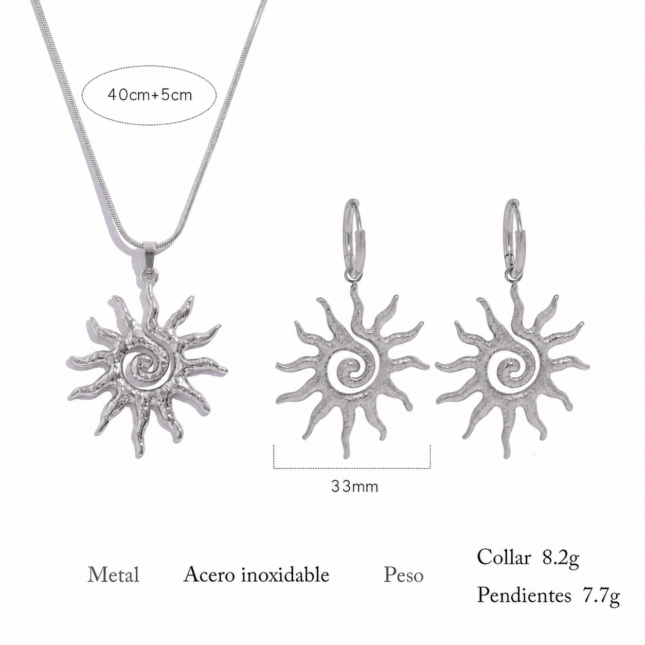 Solea Collana Sole a spirale