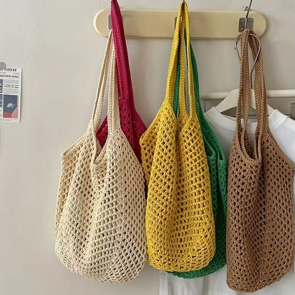 Aitana Borsa Tote Tessuta - Stile Minimalista e Versatile
