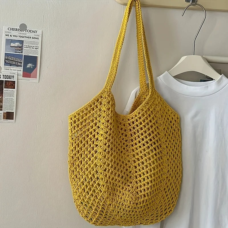 Aitana Borsa Tote Tessuta - Stile Minimalista e Versatile
