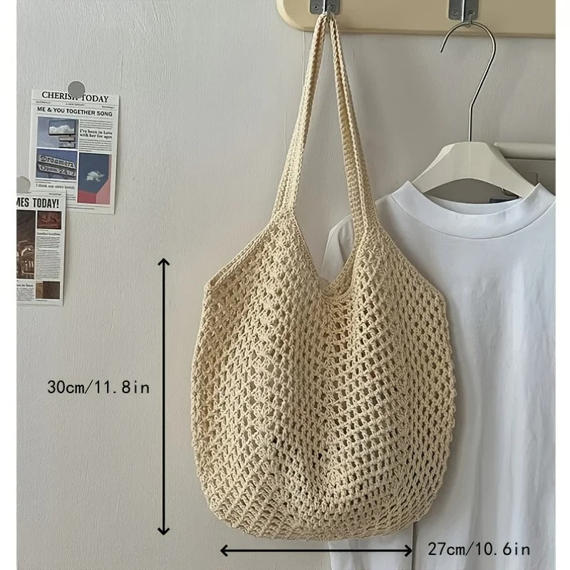 Aitana Borsa Tote Tessuta - Stile Minimalista e Versatile