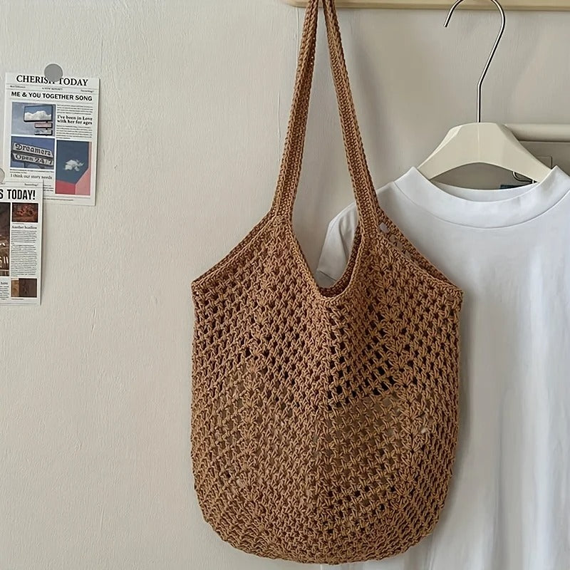 Aitana Borsa Tote Tessuta - Stile Minimalista e Versatile