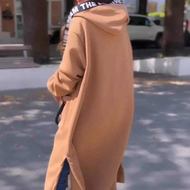 💃Cappotto-felpa oversize con cappuccio da donna